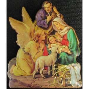  Nativity Scene Wood Magnet/Easel 2 x 3 (WJH 837 805 