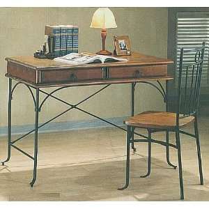  Wood Metal Desk Chair Set: Home & Kitchen