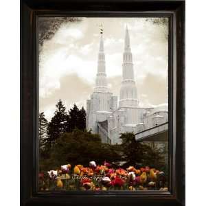  LDS Portland Temple 2 24x18 Single Frame   Framed Legacy Art 