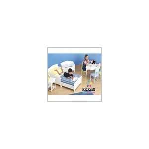   : KidKraft Nantucket White Wood Toddler Bed 2 Piece Bedroom Set: Baby