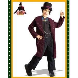    Charlie Chocolate Factory Willy Wonka Child Costume: Toys & Games