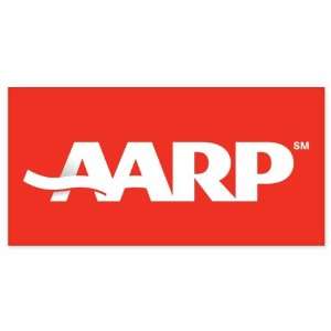 AARP American Association of Retired Persons car bumper window sticker 