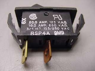 Oslo RSP4A Rocker Switch 20A 125VAC 16A 250VAC NEW  