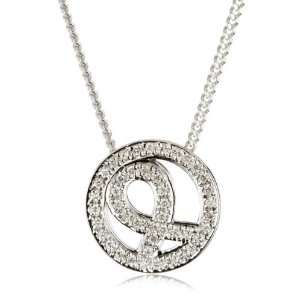  Love Peace and Hope Diamond Hope Pendant Necklace: Jewelry