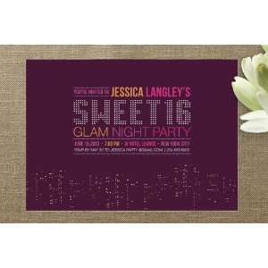  Glam Night in the City Party Invitations: Toys & Games