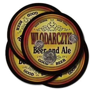  WLODARCZYK Family Name Beer & Ale Coasters: Everything 