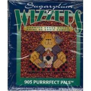 : Purrrfect Pals (Wizzers Counted Cross Stitch Kit, Sugarplum Wizzers 