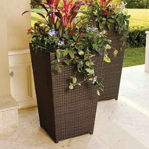  Brantley Woven Planter   Small   Frontgate Patio, Lawn 