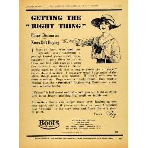   Boots Chemists Poppy Aunt Primus   Original Print Ad: Home & Kitchen