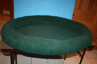 DOG BED GREEN FLEECE DONUT BOLSTER WASHABLE CTR X LARGE 80LBS plus 