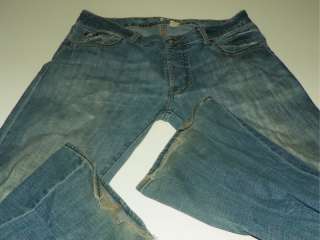 Distressed Cotton Denim Jeans Pants 34 x 34  