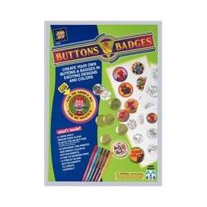  AMAV Make Your Own Buttons and Badges Kit: Toys & Games