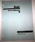 Tanaka EHC 140 Cut Off Saw Parts Catalog manual book