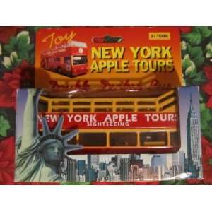  New Your Apple Tours Double Decker Bus: Toys & Games