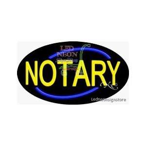  Notary Neon Sign 17 Tall x 30 Wide x 3 Deep Everything 