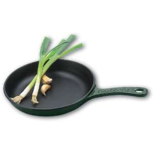 Chasseur 7 7/8 Inch Frying Pan With Cast Iron Handle, Green  