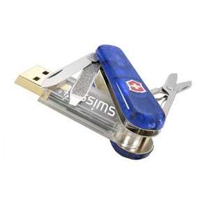  Swissbit Swiss Army 512 MB USB Flash Drive Blue 401318 