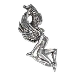 STERLING SILVER WINGED WOMAN PENDANT Jewelry
