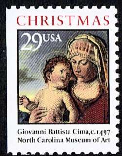 Scott #2790 29 Cent Cima Madonna & Child Booklet Single  