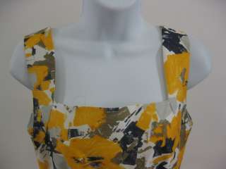 NWT OSCAR DE LA RENTA Multi Yellow A Line Dress 4 $2990  
