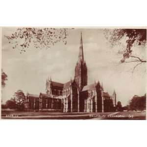  Round Coaster English Church Wiltshire Salisbury Cathedral 