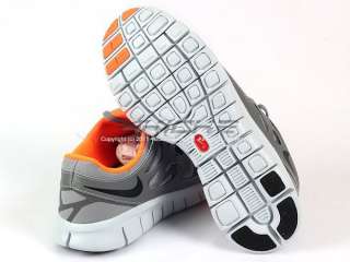 Nike Free Run+ 2 Shield Stealth/Black Total Orange Cool Grey Running 