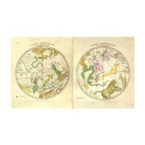  Elijah H. Burritt   Circumpolar Map For Each Month Of The 
