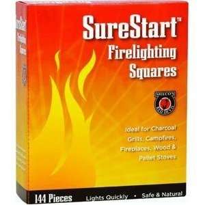  Firestarter Squares, 144PK BOX FIRE STARTER Patio, Lawn 