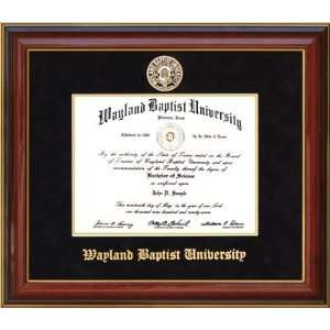   : Wayland Cherry Diploma Frame with Embossed Seal: Sports & Outdoors
