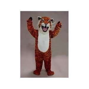  Mask U.S. Orange Tiger Mascot Costume: Toys & Games
