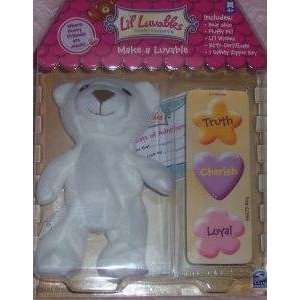  Lil Luvables Fluffy Factory White Bear Skin Refill: Toys 