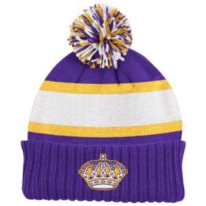Los Angeles Kings Vintage On The Pond Cuffed Pom Knit Hat:  