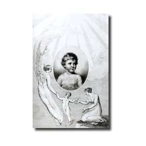   As A Child Engraved By Robert Hartley C Giclee Print