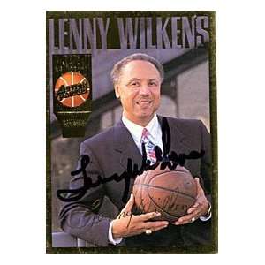  Lenny Wilkens Autographed / Signed 1994 Action Packed Card 
