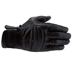  Racer Shorty Leather Gloves   Small/Black Automotive