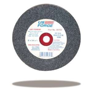 US Forge 702 Vitrified Grinding Wheel 6 Inch by 3/4 Inch by 1 Inch 80 