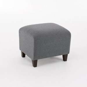  Siena Single Seat Bench Heather Cement Fabric/Walnut 