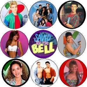  Set of 9 SAVED BY THE BELL 1.25 MAGNETS 