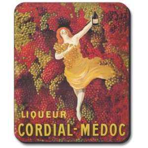  Decorative Mouse Pad Liqueur Cordial Medoc Fruit 