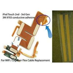 IPod Touch 2G 3G and iPad 2 WiFi Ribbon Cable 3M 9703 electrically 