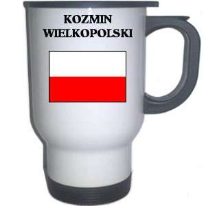  Poland   KOZMIN WIELKOPOLSKI White Stainless Steel Mug 