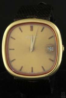 PATEK PHILIPPE 3604 18K GOLD AUTOMATIC LARGE TV DIAL MENS WATCH W 