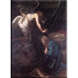   Annunciation 22x30 Streched Canvas Art by Caravaggio