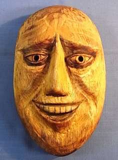 BEAUTIFUL TROLL MASK * WOOD CARVED ANTIQUE 1920´S MO6  