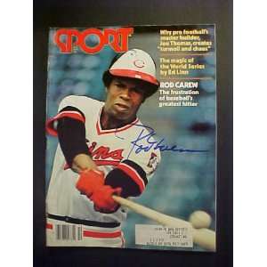 Rod Carew Minnesota Twins Autographed October 1977 Sport 