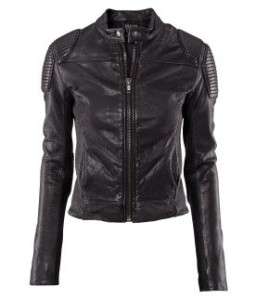 Girl with the Dragon Tattoo Leather Jacket Black 34 (2 4 S)  