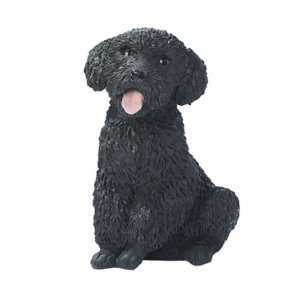  Black Poodle Puppy Dog Statue: Home & Kitchen