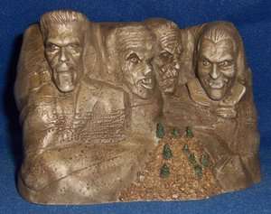  Studios Monsters Mount Rushmore Frankenstein Dracula Wolfman Mummy