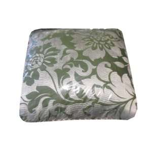   Stewart Embroidered Damask 20 Decorative Pillow Green: Home & Kitchen