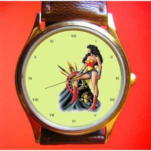    Classic Feminist Americana Collectible 29 mm Comic Art Wrist Watch